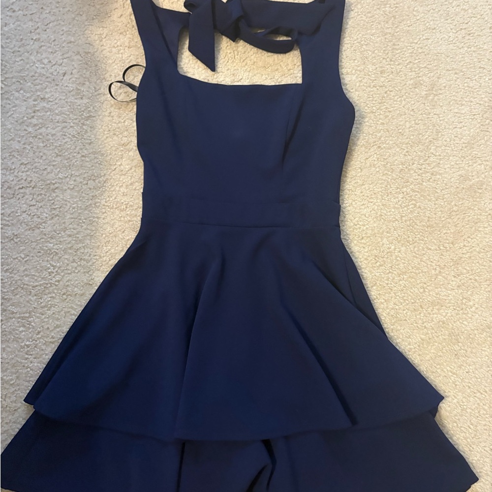 B Darlin Midnight Blue Dress
